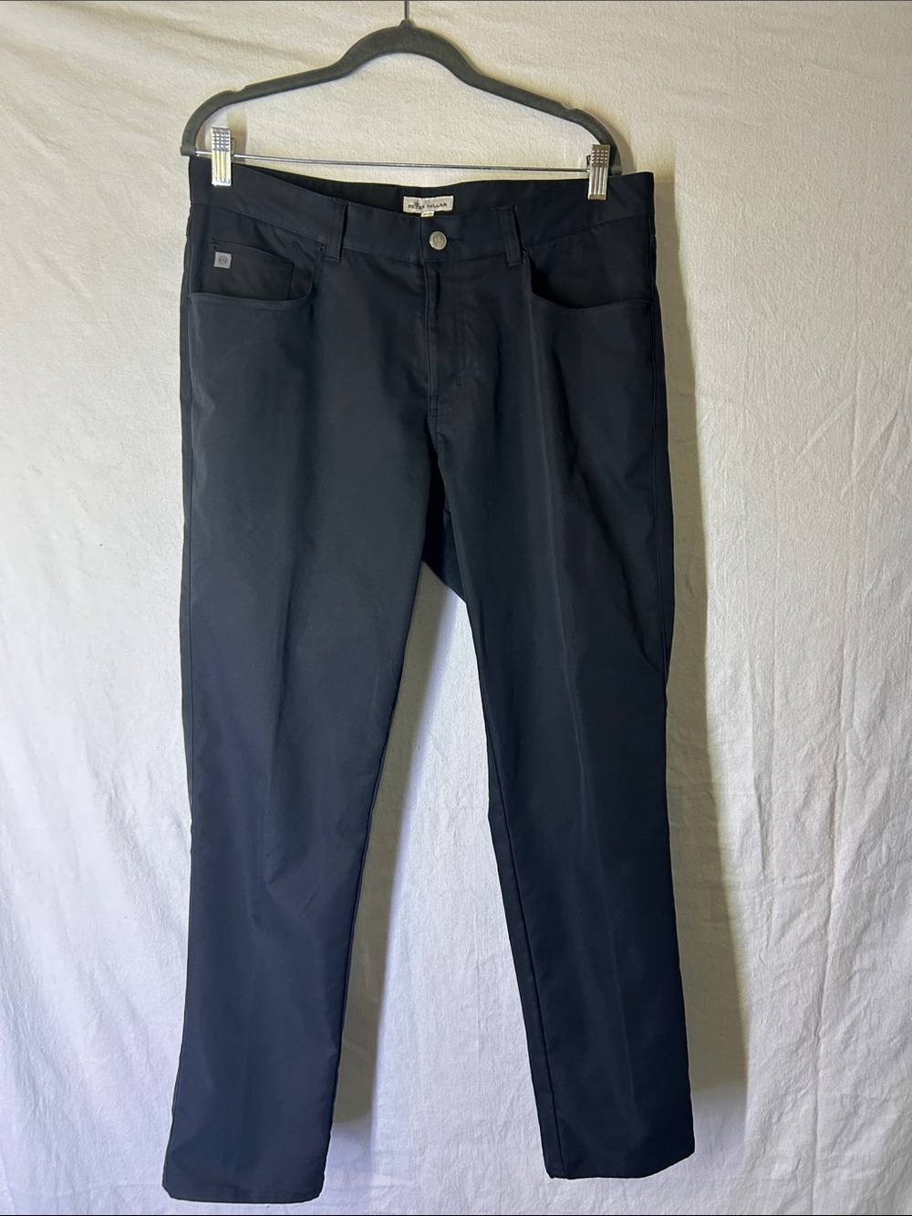 Peter Millar Men's Slim Straight Jeans - Black